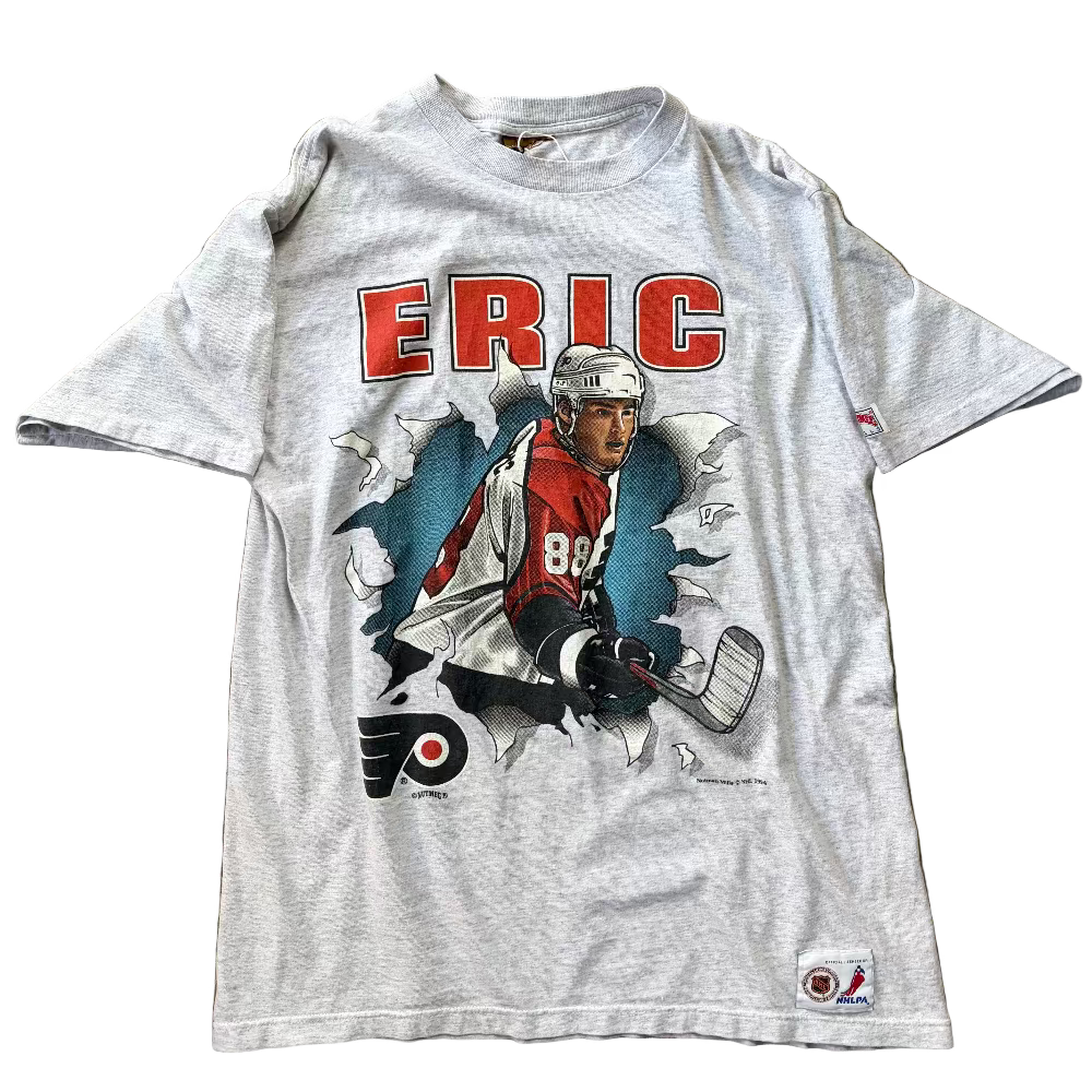 Flyers "Lindros Breakthrough" Player Tee Size L Front