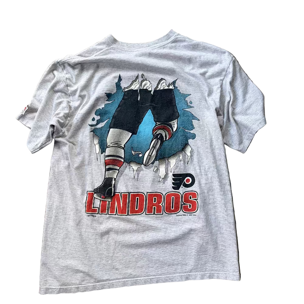 Flyers "Lindros Breakthrough" Player Tee Size L Back