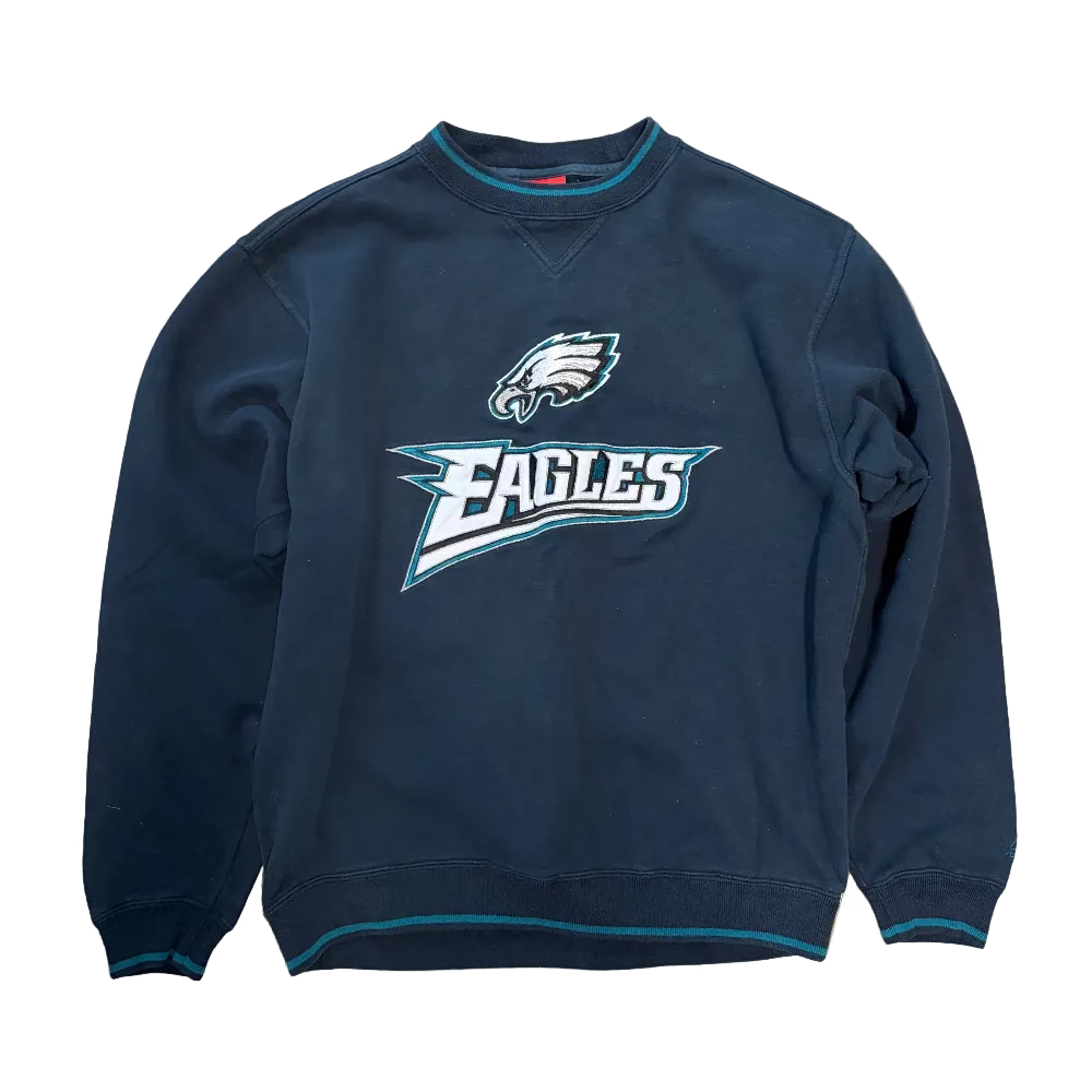 Eagles Y2K Reebok Embroidered Crewneck Sweatshirt Size M