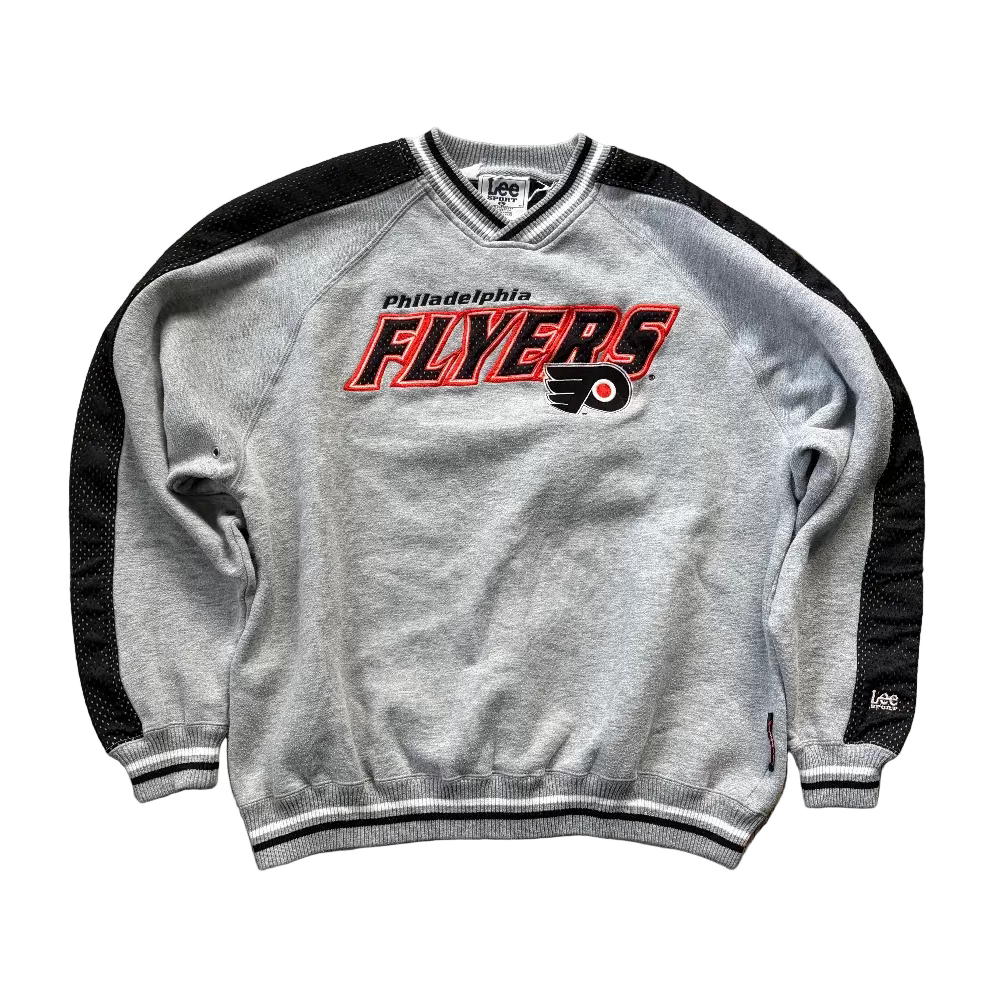 Flyers Y2K Lee Sport Jersey Crewneck Sweatshirt Size L