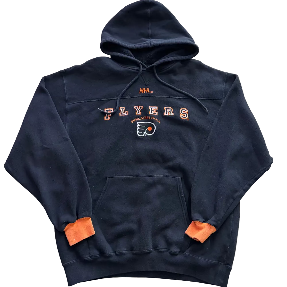 Flyers 90s Lee Sport Embroidered Hoodie Size L